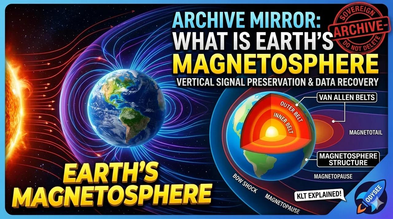 What Is Earth's Magnetosphere | Space Science Explained by KLT (Vertical Signal Preservation) ARCHIVE MIRROR: