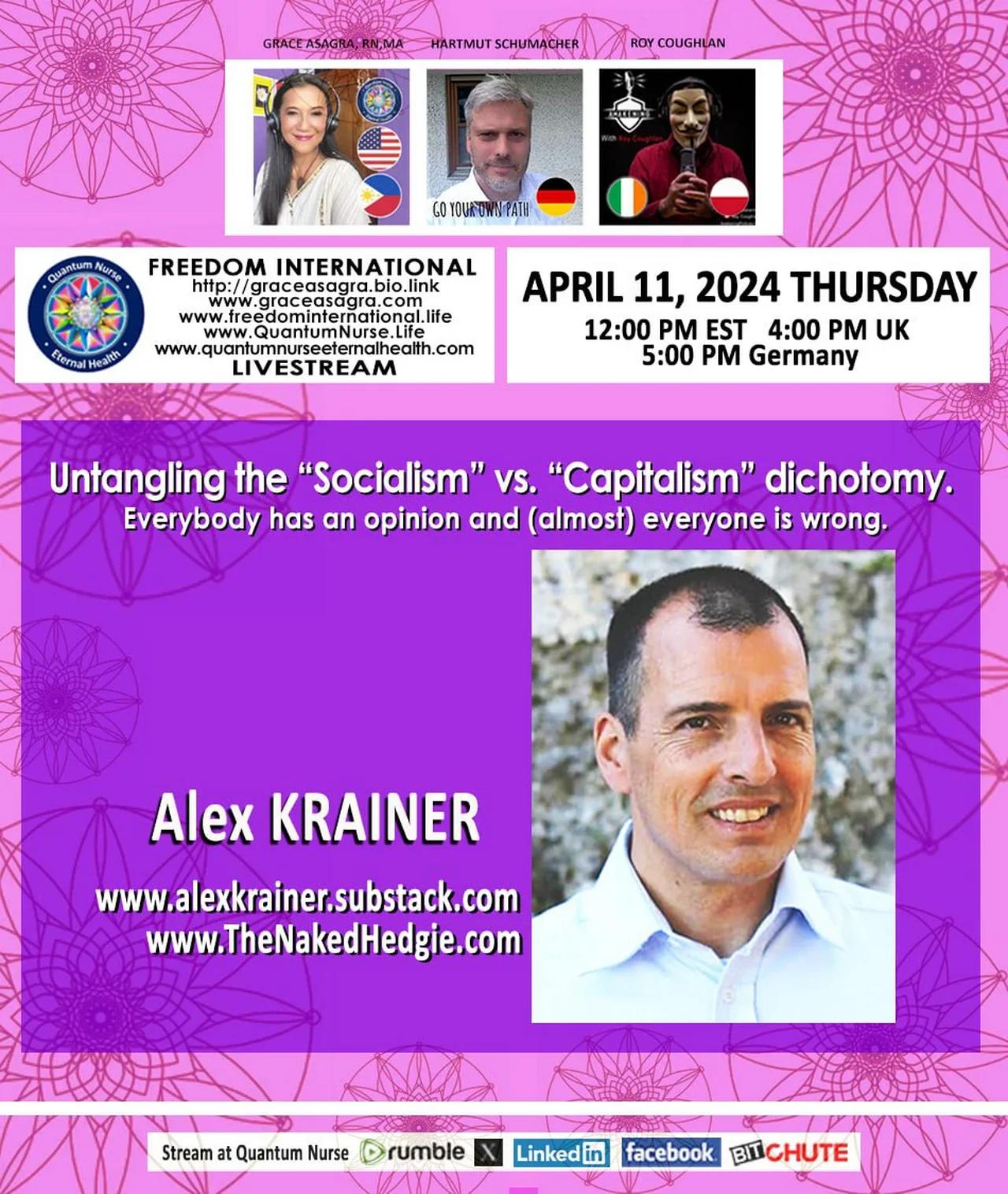 Alex Krainer Untangling the "socialism" vs. "capitalism" dichotomy