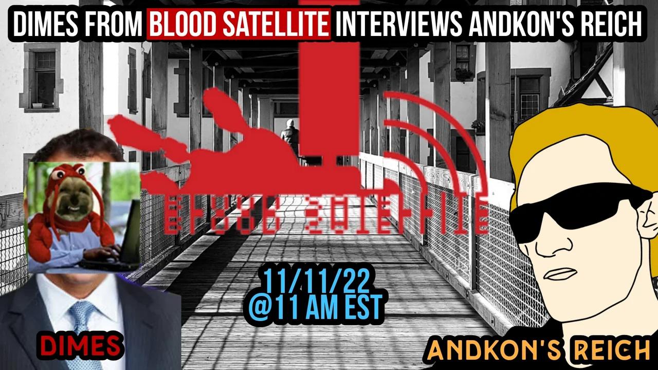 Dimes From The Blood Satellite Podcast Interviews Andkon's Reich