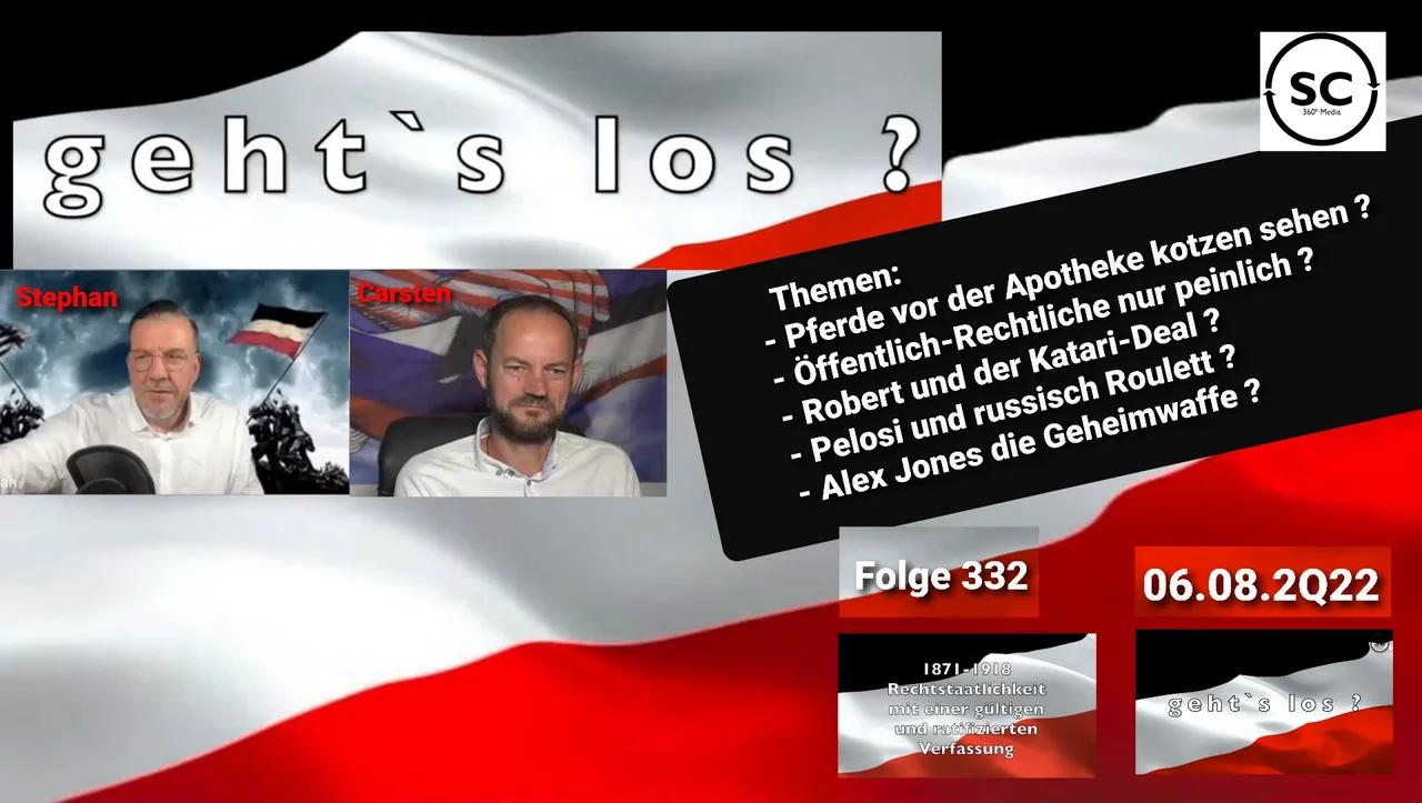 https://odysee.com/@MaxWende:f/1871-Carsten-und-Stephan---geht's-los-----Folge-332---vom-06.08.2Q22:...