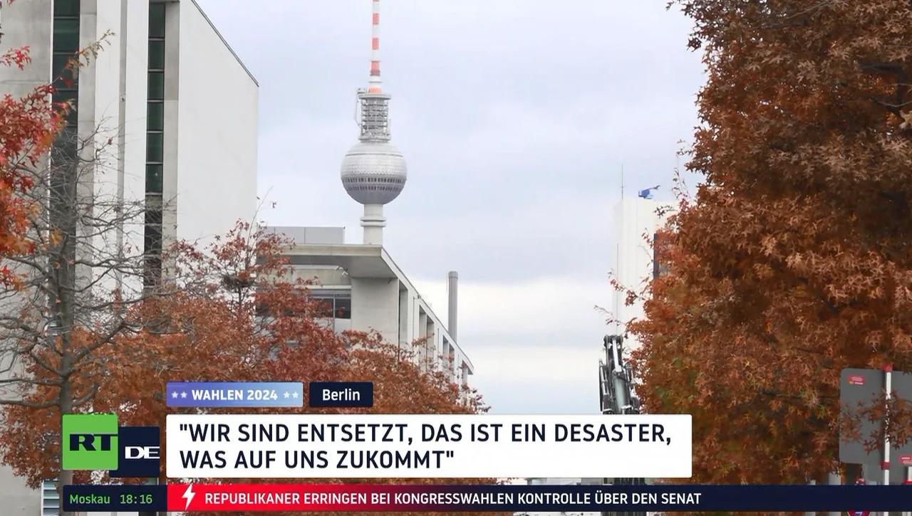 ⁣Straßenumfrage in Berlin: Fassungslosigkeit über den Wahlsieg von Donald Trump