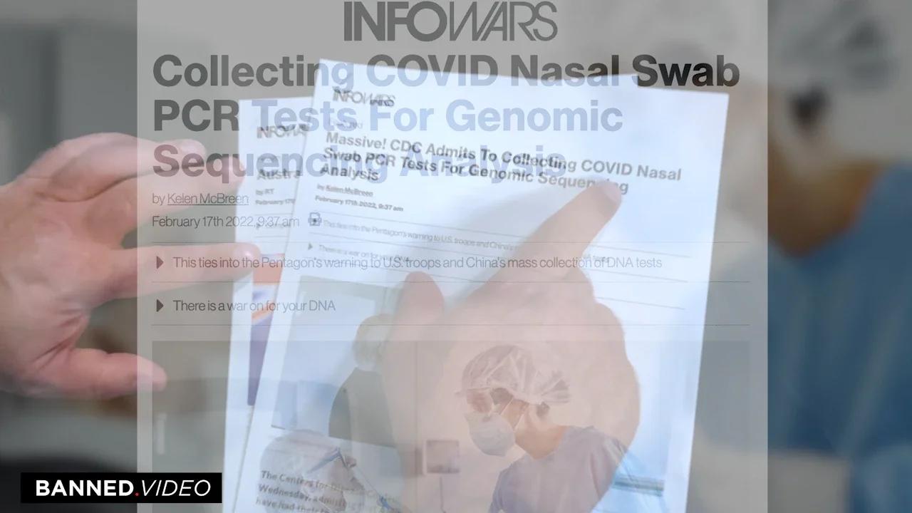 Massive! CDC Admits To Collecting COVID Nasal Swab PCR Tests For ...