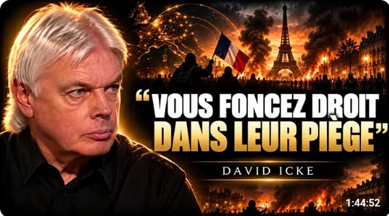 AMEDCINE TV - Rappel du 23.10.2026 - DAVID ICKE s'adresse à la FRANCE ...