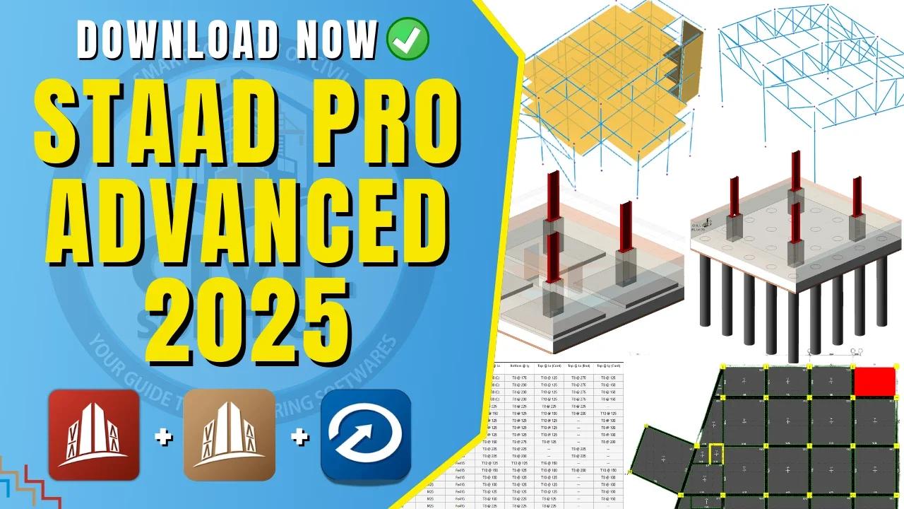 Bentley STAAD Pro Advanced 2025 | Structural Analysis & Design Software