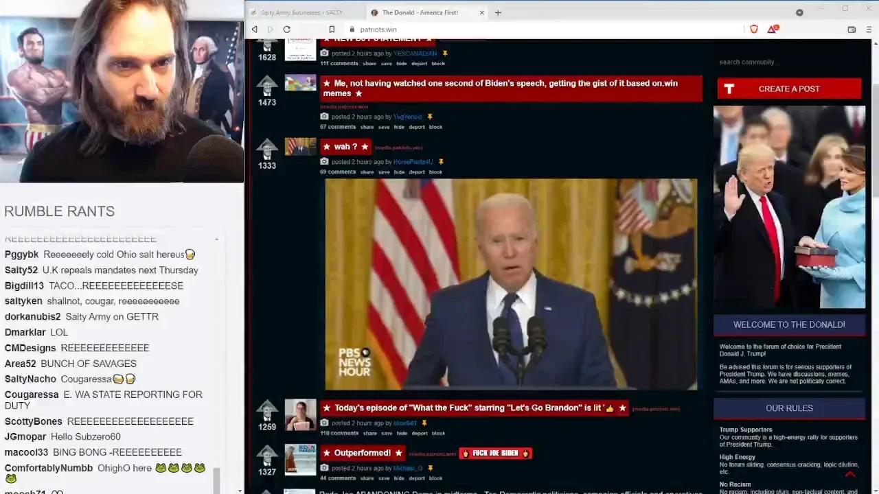 Joe Biden Needs War With Russia ReeEEeE Stream 01-19-22