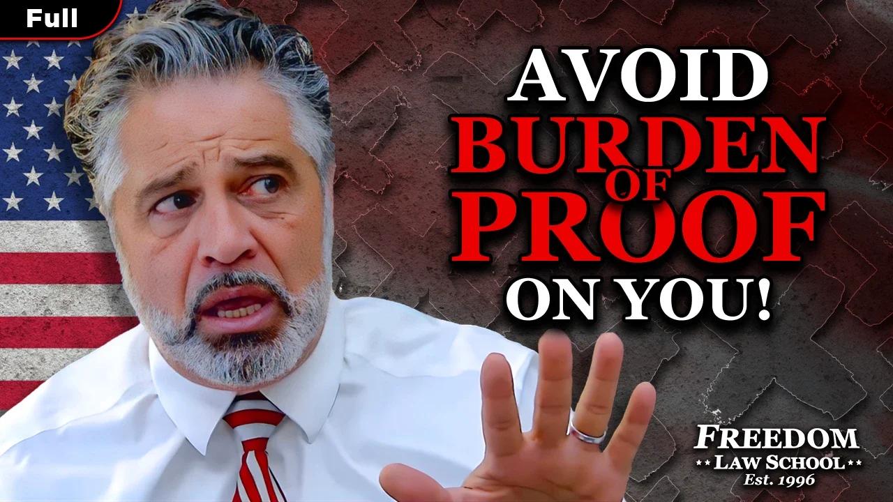 How to avoid the IRS shifting the BURDEN OF PROOF onto YOU to rob ...