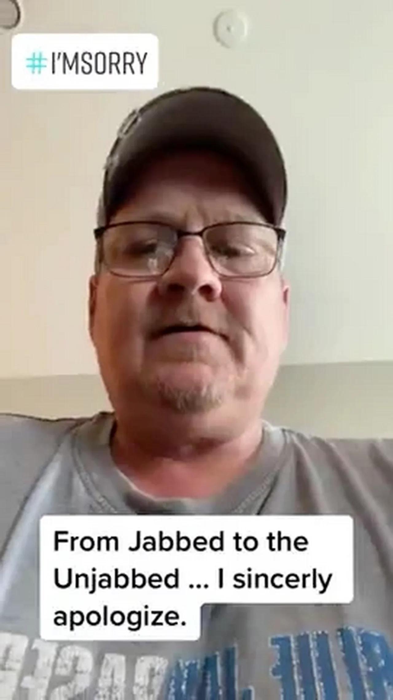FROM JABBED TO THE UNJABBED... I SINCERLY APOLOGIZE