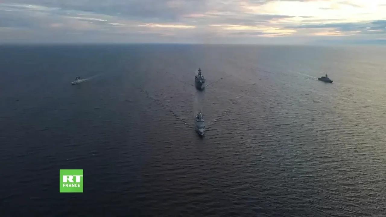 Des navires russes et chinois en mer du Japon pour les exercices ...