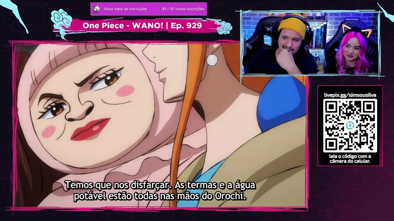 One Piece Ep 929 React Larie E Silva Corte Da Live