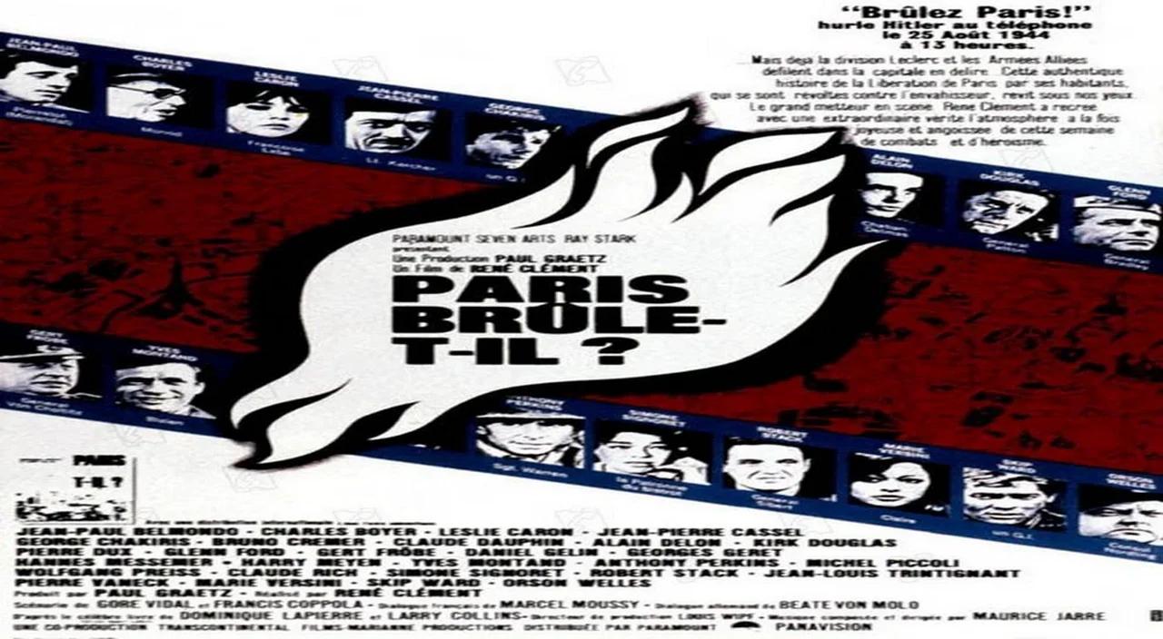 " Paris brûle-t-il ? " (film, 1966) avec Gert Fröbe / Bruno Cremer