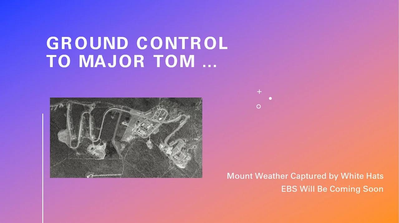 Ground Control to Major Tom .... EBS will Soon Be On!