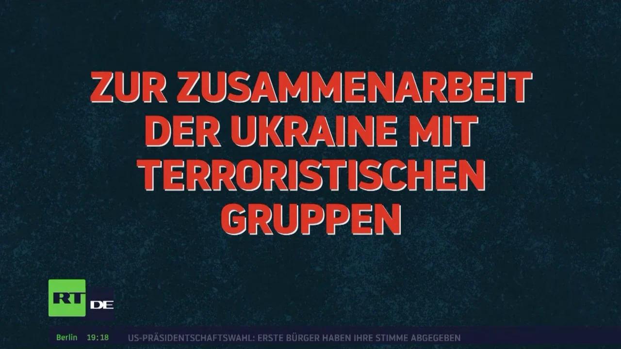 ⁣Im Krieg ist alles erlaubt? – Kiew kooperiert mit islamistischen Terroristen