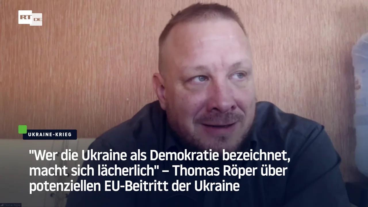 “Wer Die Ukraine Als Demokratie Bezeichnet, Macht Sich Lächerlich ...