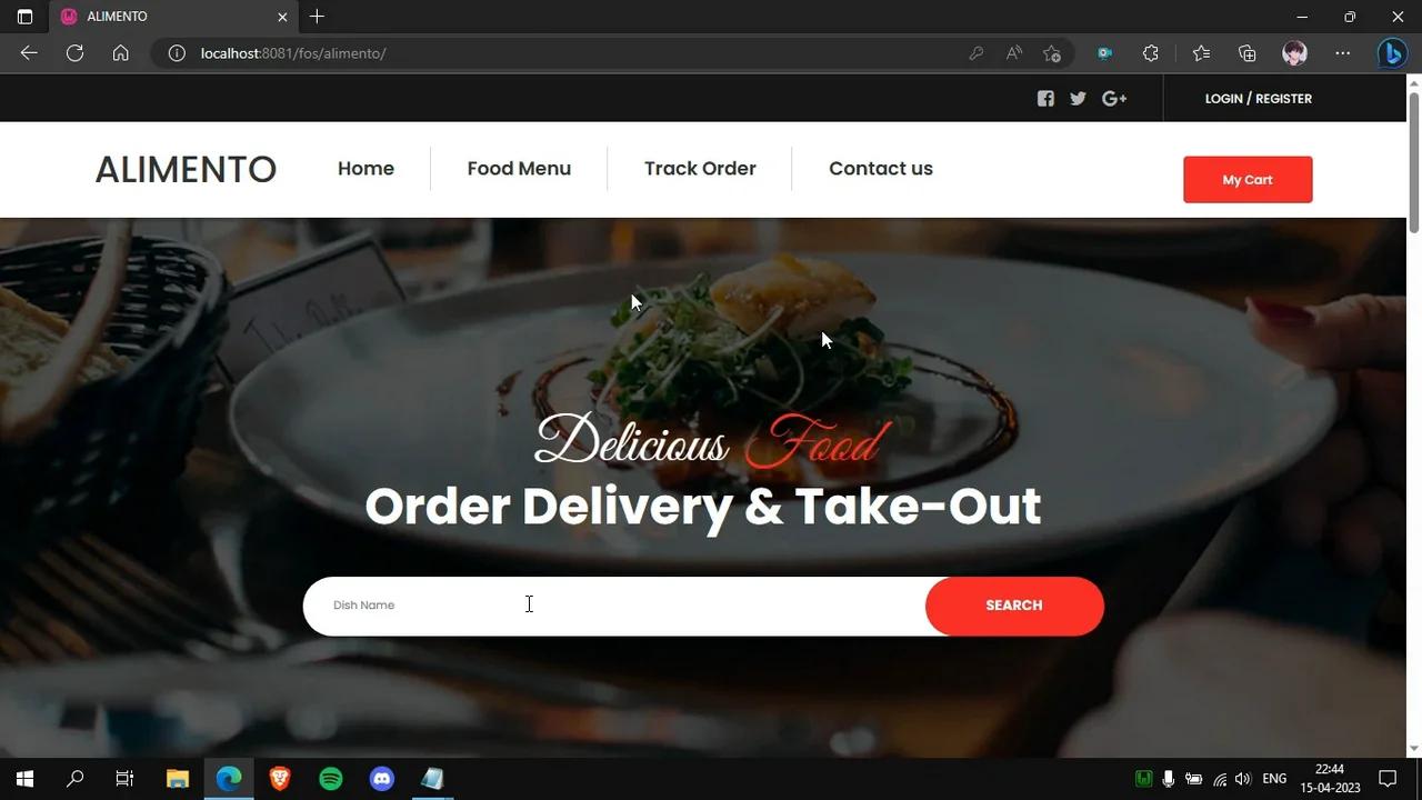 Food Delivery System Project