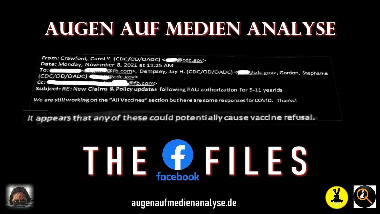 ⁣THE FACEBOOK FILES - Das CDC, die Sprachpolizei gegen COVID-