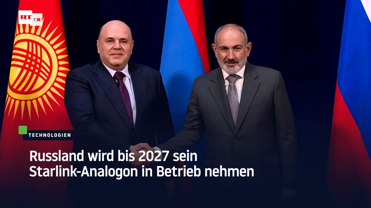 ⁣Russland wird bis 2027 sein Starlink-Analogon in Betrieb nehmen