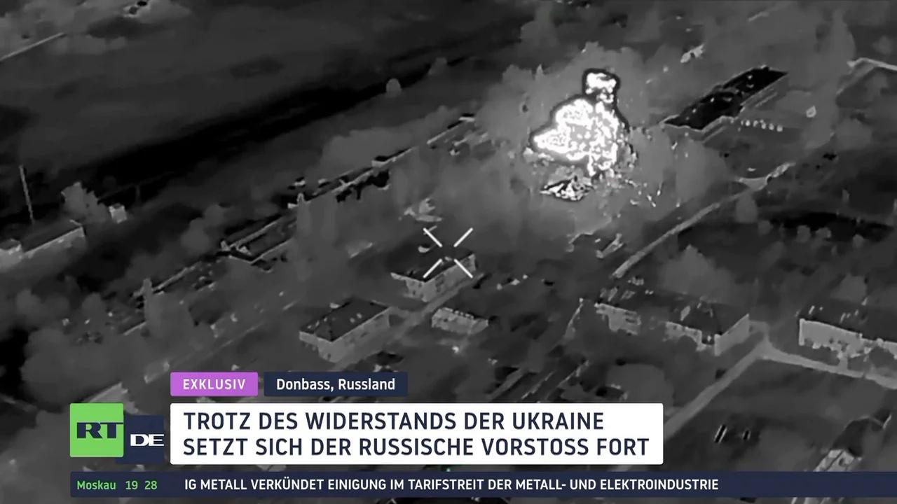 ⁣Exklusiv von der Donbass-Front: Russischer Vorstoß setzt sich fort