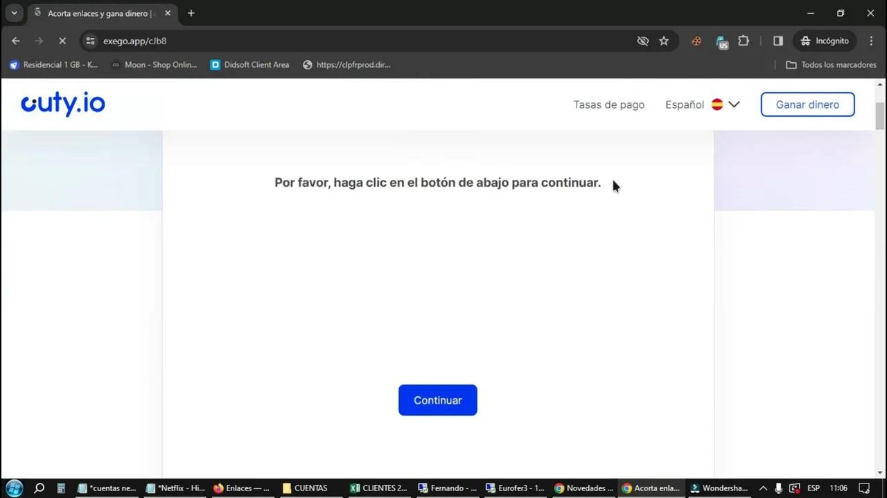 Como saltar publicidad de Cuty io desde la PC