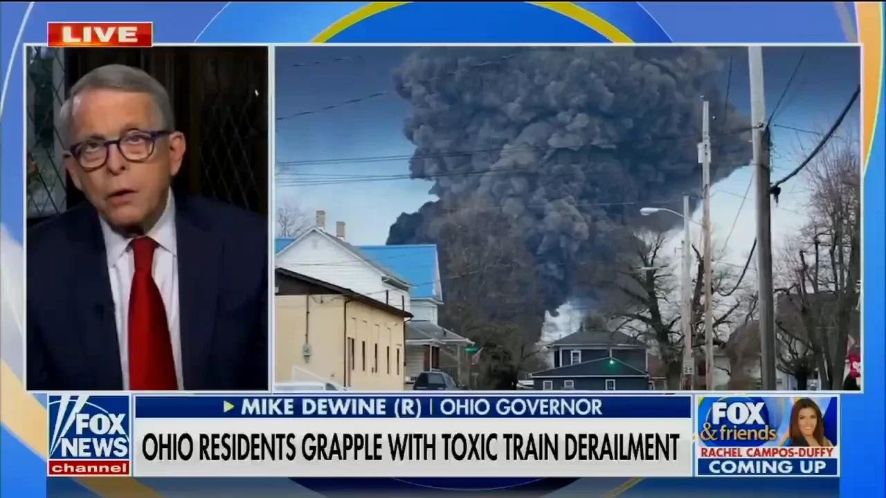 Ohio Governor Mike Dewine is Still Saying the Water is Safe to Drink 🩸☠️