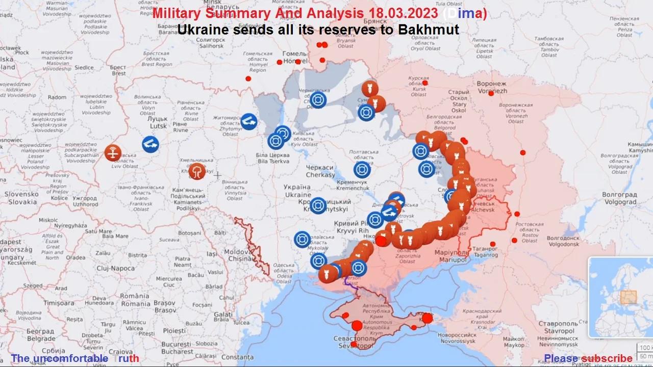 Military summary and analysis 18 03 2023 dima ukraine sends all its