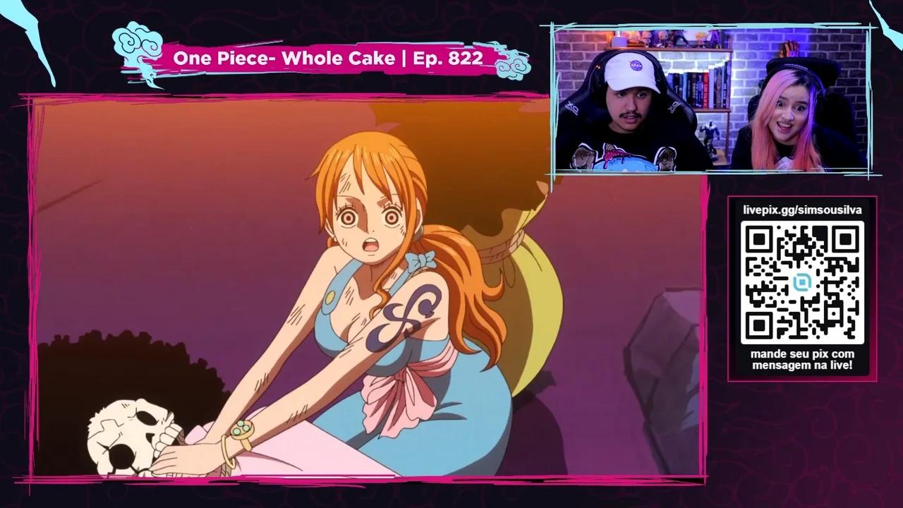 ONE PIECE EP 823 | REACT LARIE E SILVA (CORTE DA LIVE)
