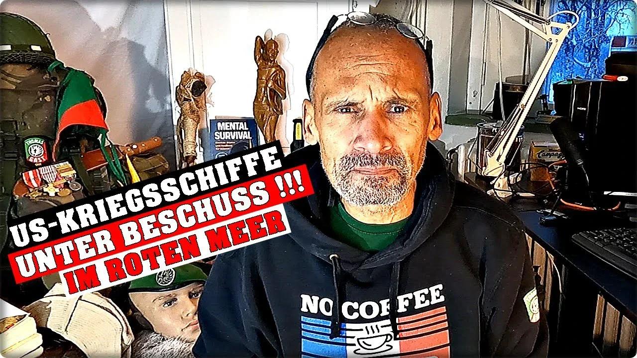 UNTER BESCHUSS!!! USKRIEGSSCHIFFE IM ROTEN MEER!!!Thomas Gast Der