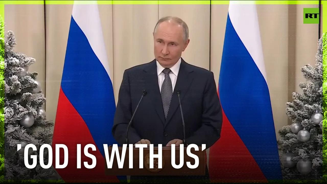 The only thing I believe in is God & God is with us – Putin shares his ...