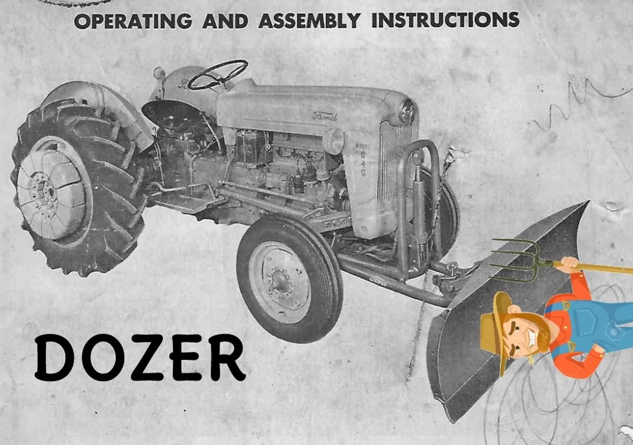 Dozer Operating and Assembly Instructions
