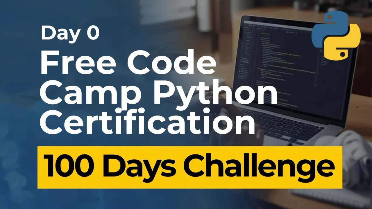 Free Code Camp Python Certification Series Kickoff