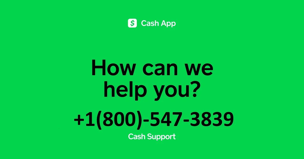 Cash App phone number℠ ☎ 1(800) 547 3839®℡ ☎ helpline toll free number