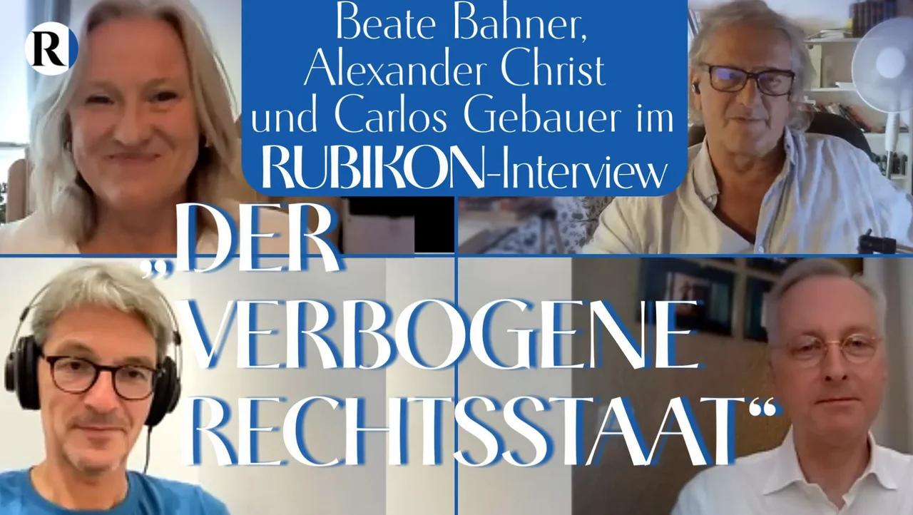 Rubikon Im Gespr Ch Der Verbogene Rechtsstaat Beate Bahner