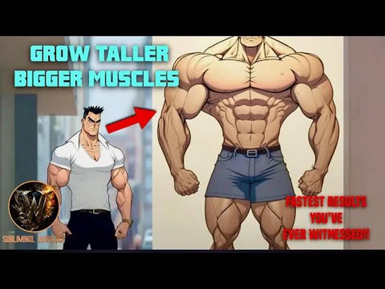 Grow Taller (6 to 8 inches) in 4 Weeks with Bigger Muscles Fast!