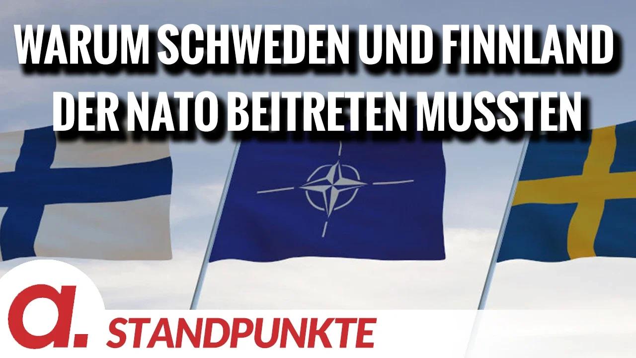 ⁣Warum Schweden und Finnland der NATO beitreten mussten | Von Hans-Jürgen Geese