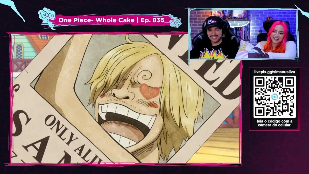 ONE PIECE EP 835 | REACT LARIE E SILVA (CORTE DA LIVE)