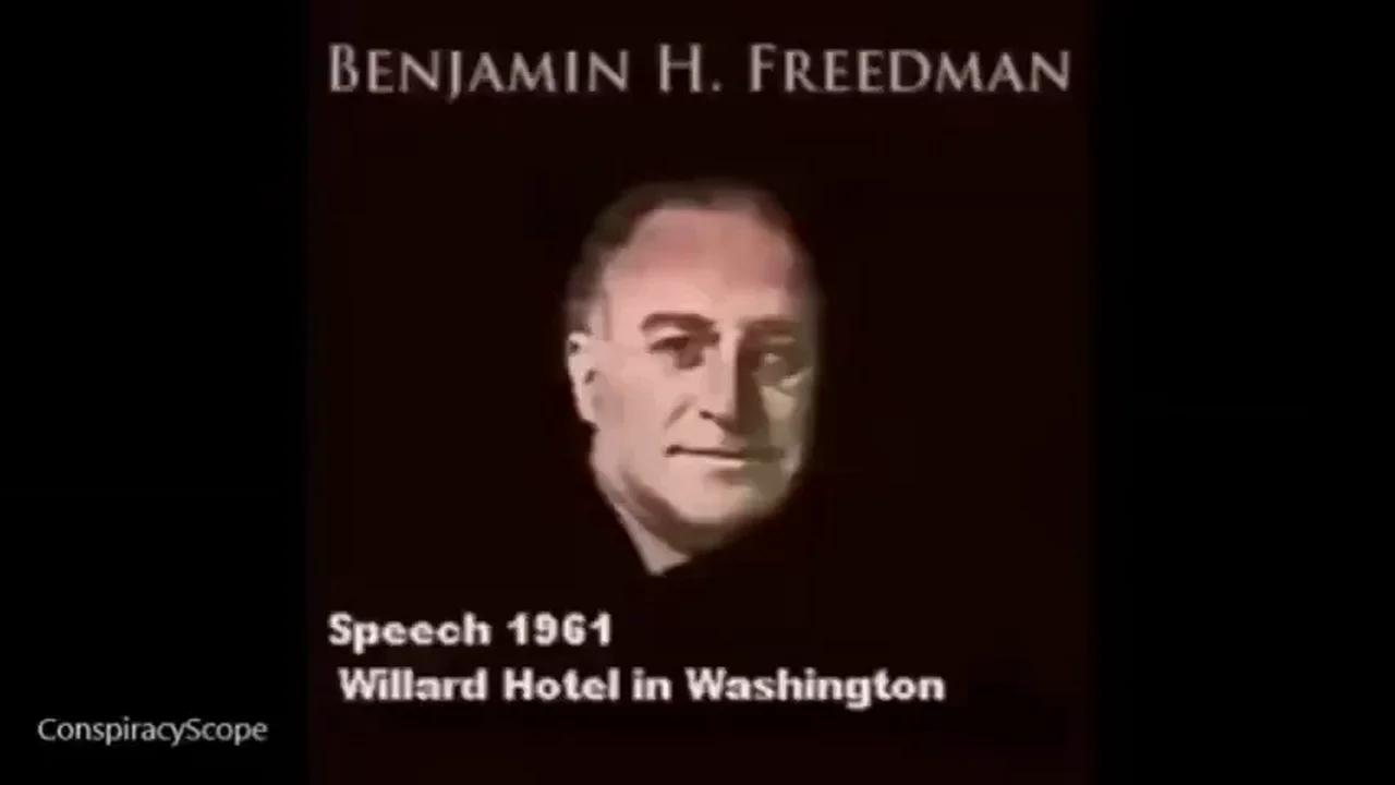 Benjamin Freedman Speech