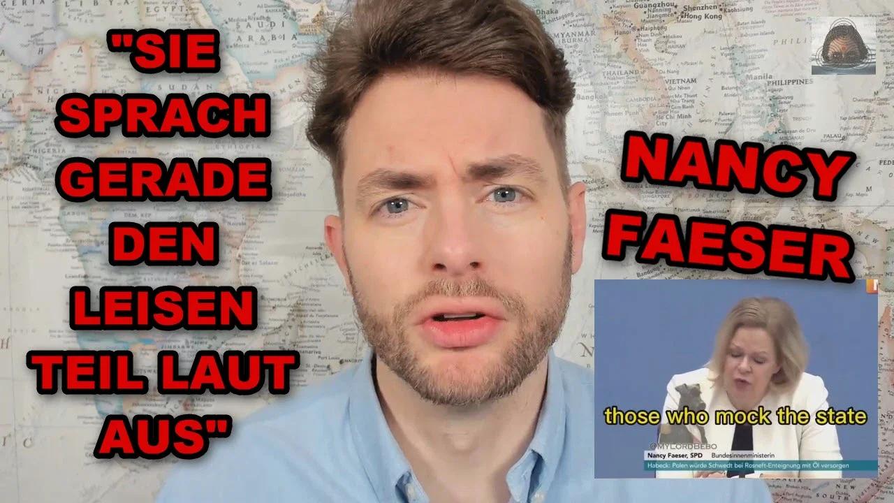 Paul Joseph Watson über Nancy Faeser: 