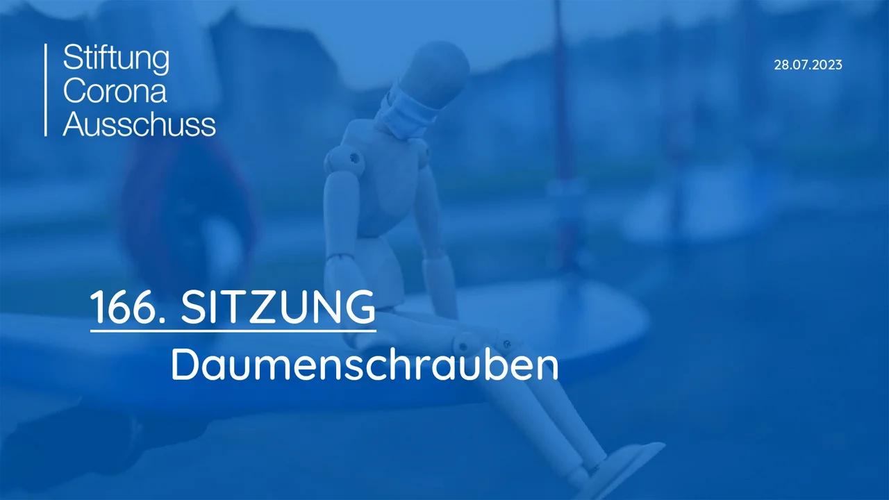 Sitzung 166: Daumenschrauben

28.07.2023 ab ca. 14:00 Uhr

LIVE HIER AUF GETTR🔥!

➥ Odysee 🇩🇪

ht...