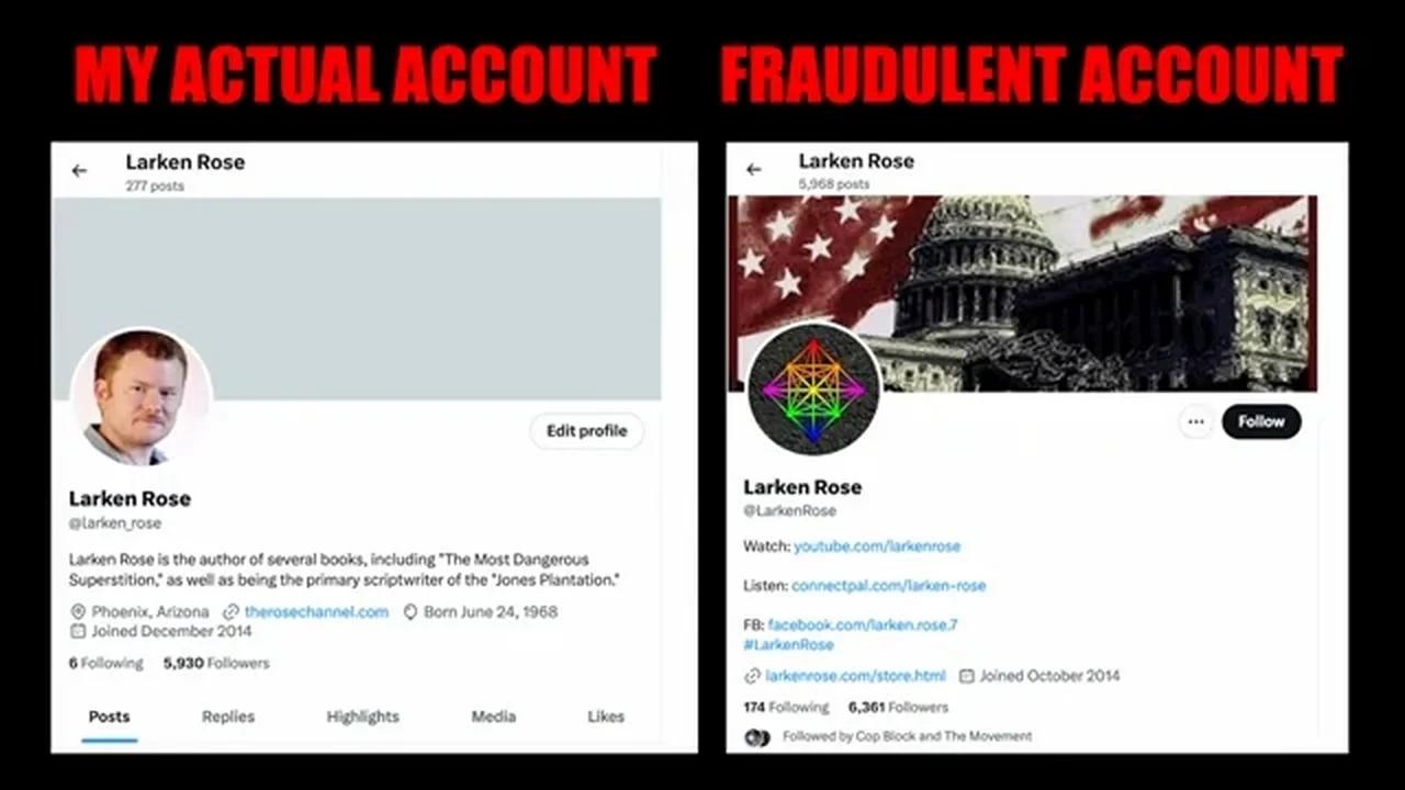 Twitter Continues to Enable Fraud - Larken Rose