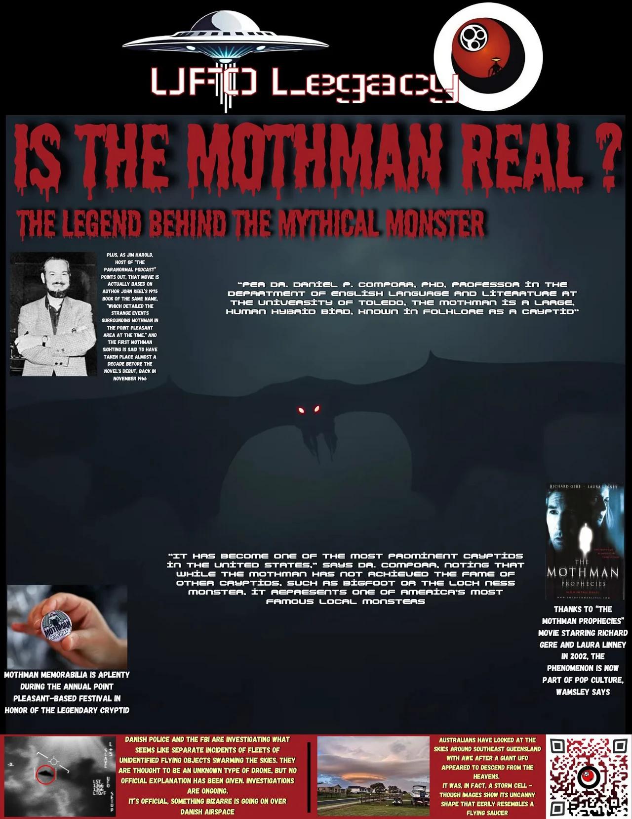 Le Mothman est-il réel ? La légende derrière le monstre mythique