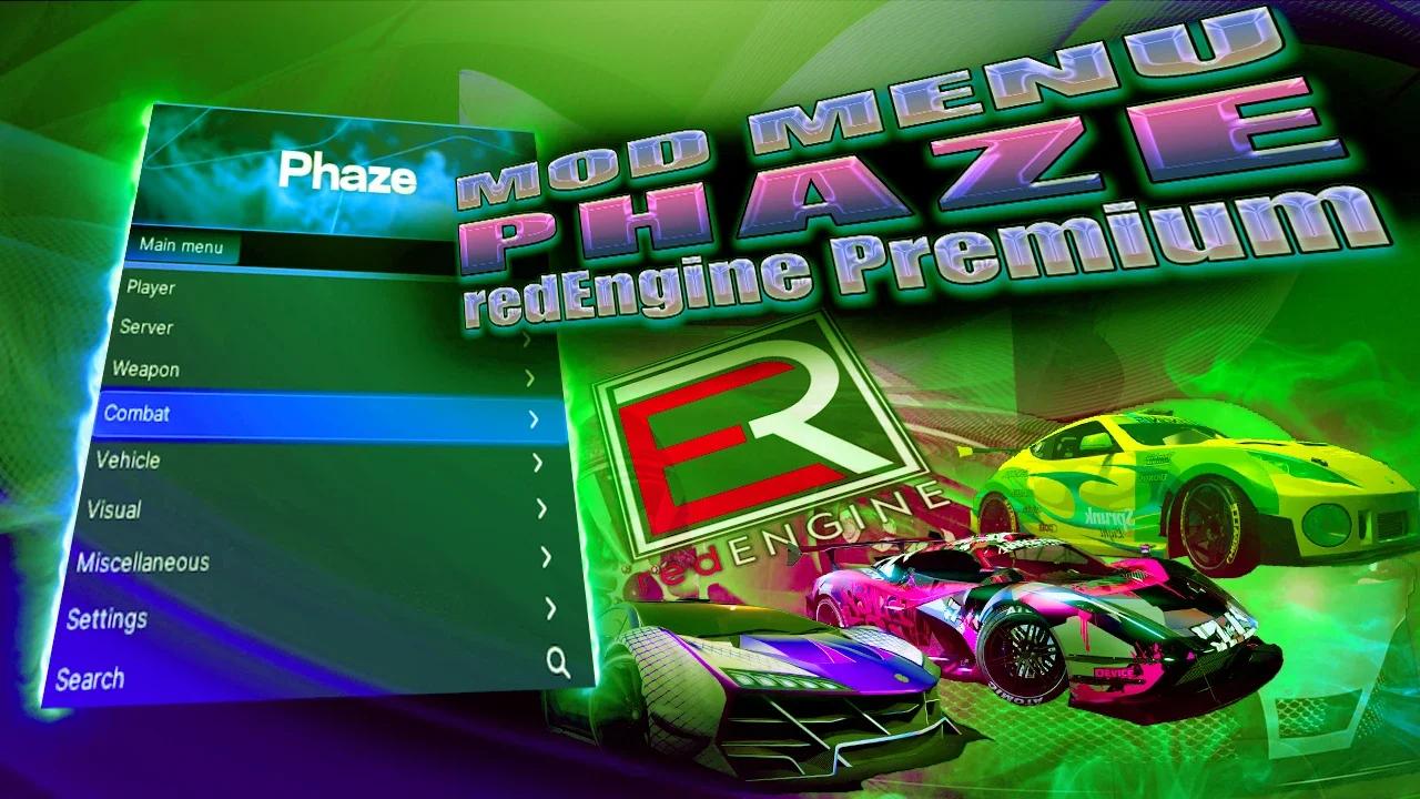 The Best Executor RedEngine Mod Menu Phaze en Fivem | UNDETECTED
