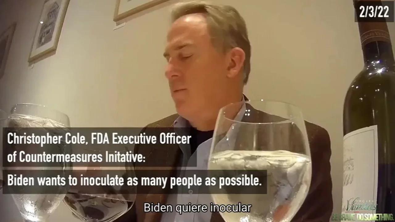 Cámara Oculta a Cristopher Cole (Jefe Ejecutivo de la FDA)