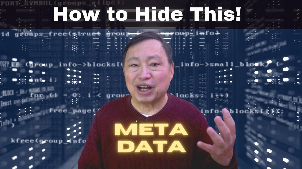 Meta Data. An Extremely Important Privacy Threat