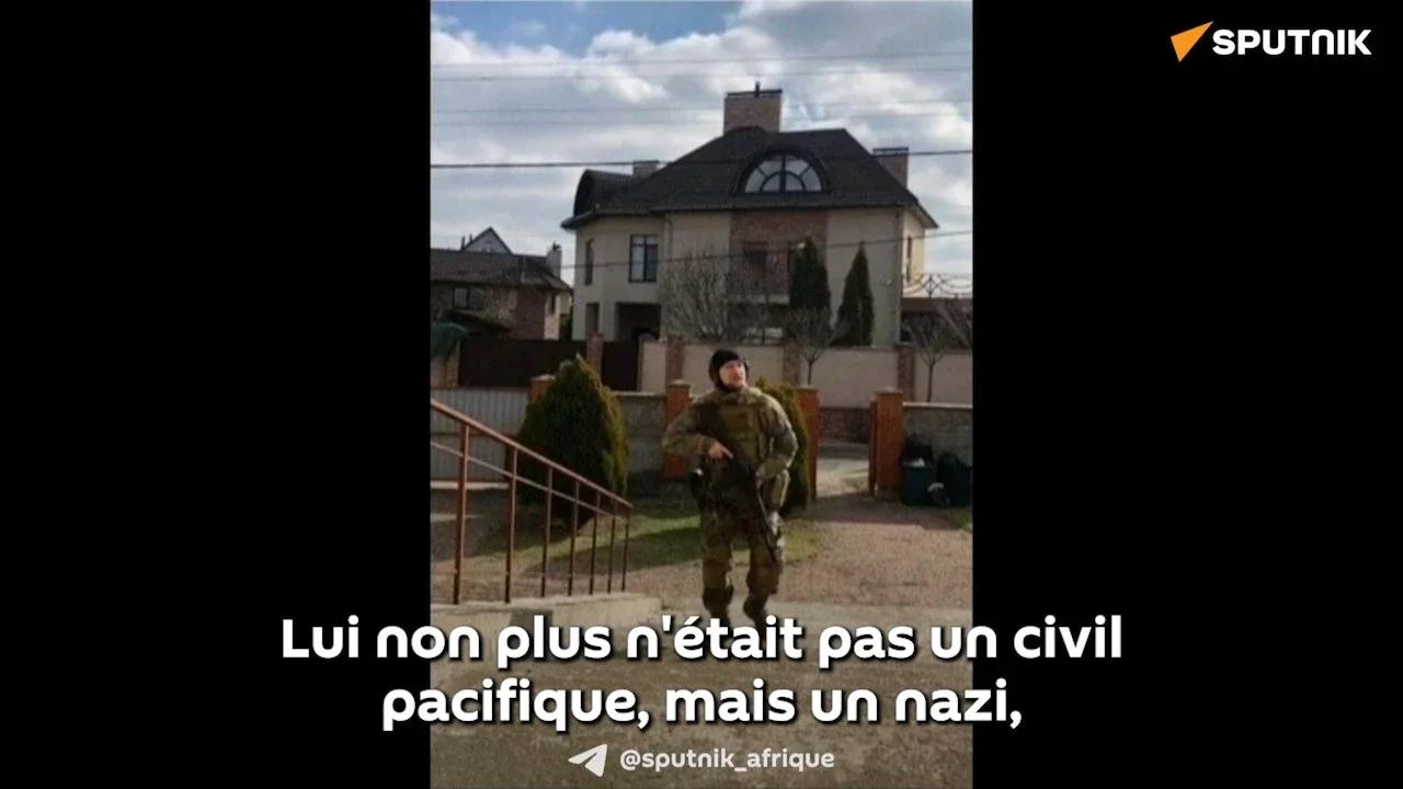 ▶️ Et voici les preuves un responsable russe montre des images de membres du bataillon nazi Azov que le régime de Kiev a fait passer pour des civils tués à Boutcha