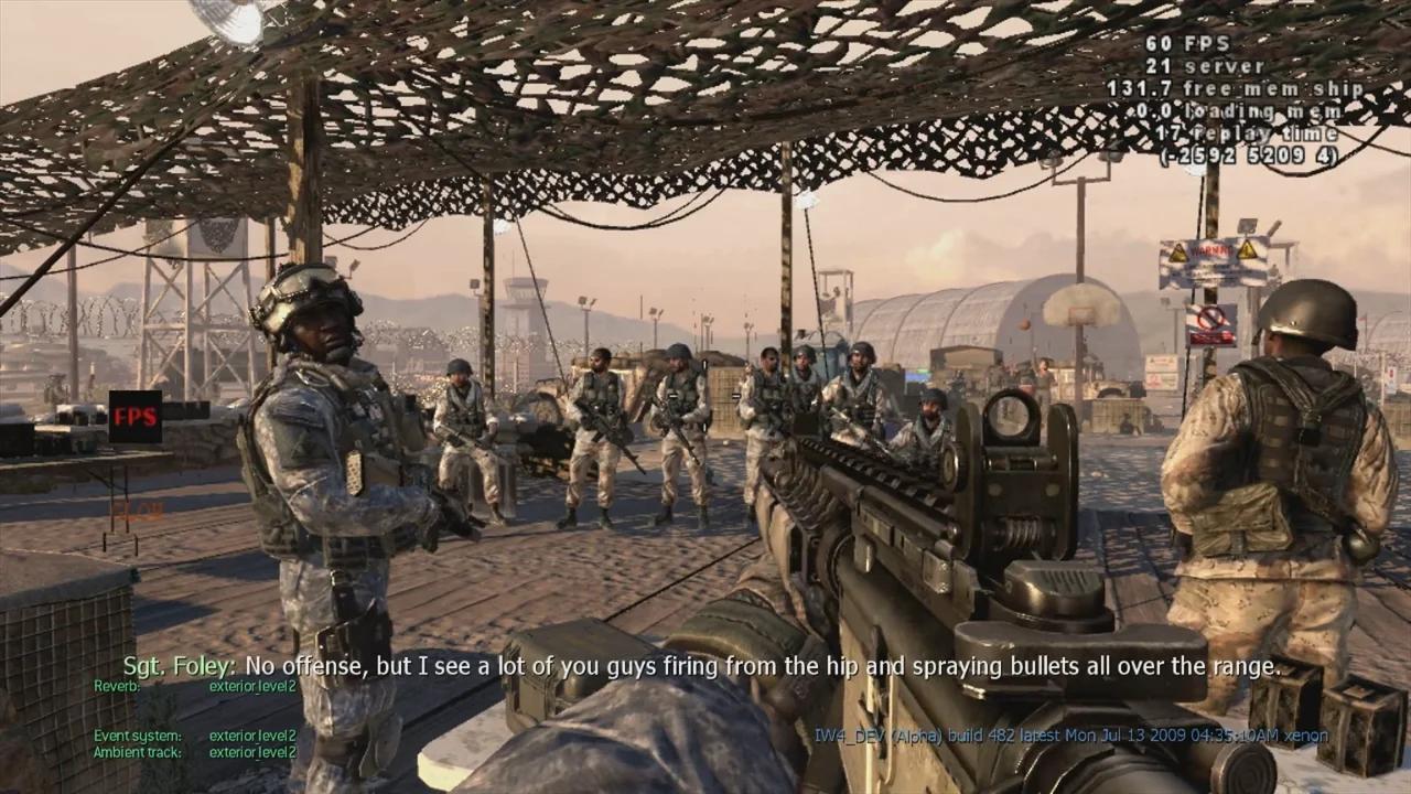 MW2 Alpha Build 482: S.S.D.D. +Exploration