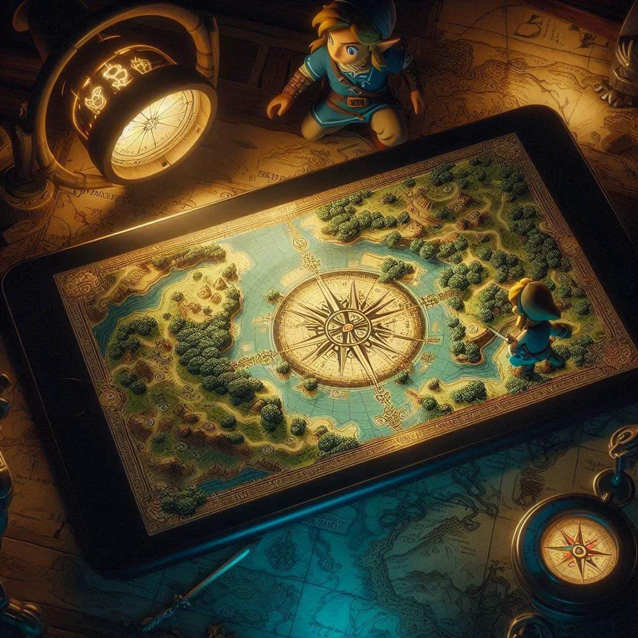 The Legend of Zelda: Tears of the Kingdom - Scanning the Map - Music ...