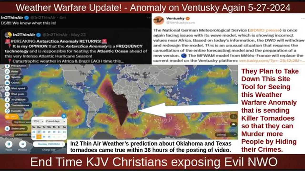 Weather Warfare Update! - Anomaly on Ventusky Again 5-27-2024