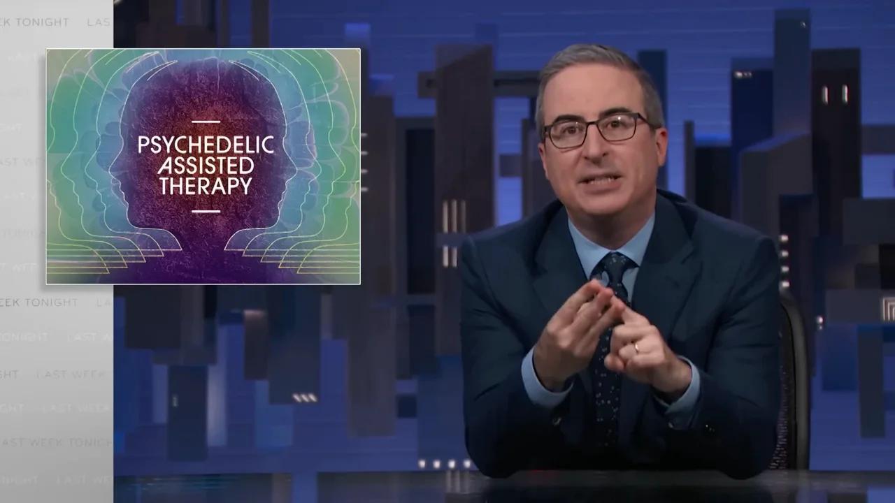 john oliver psychedelic assisted therapy