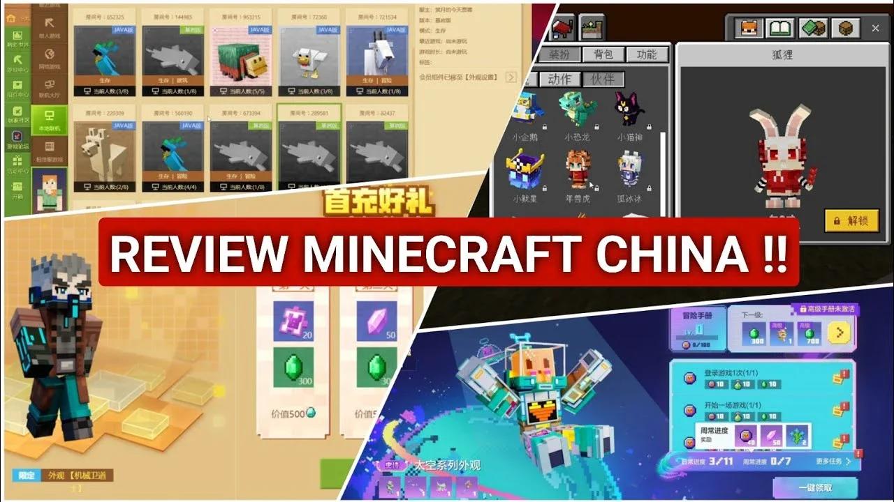 Minecraft China Edition Sangat Keren! Kalian Wajib Lihat