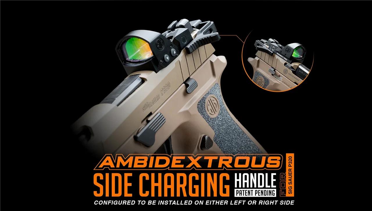 Ambidextrous Side Charging Handle for SIG SAUER P320