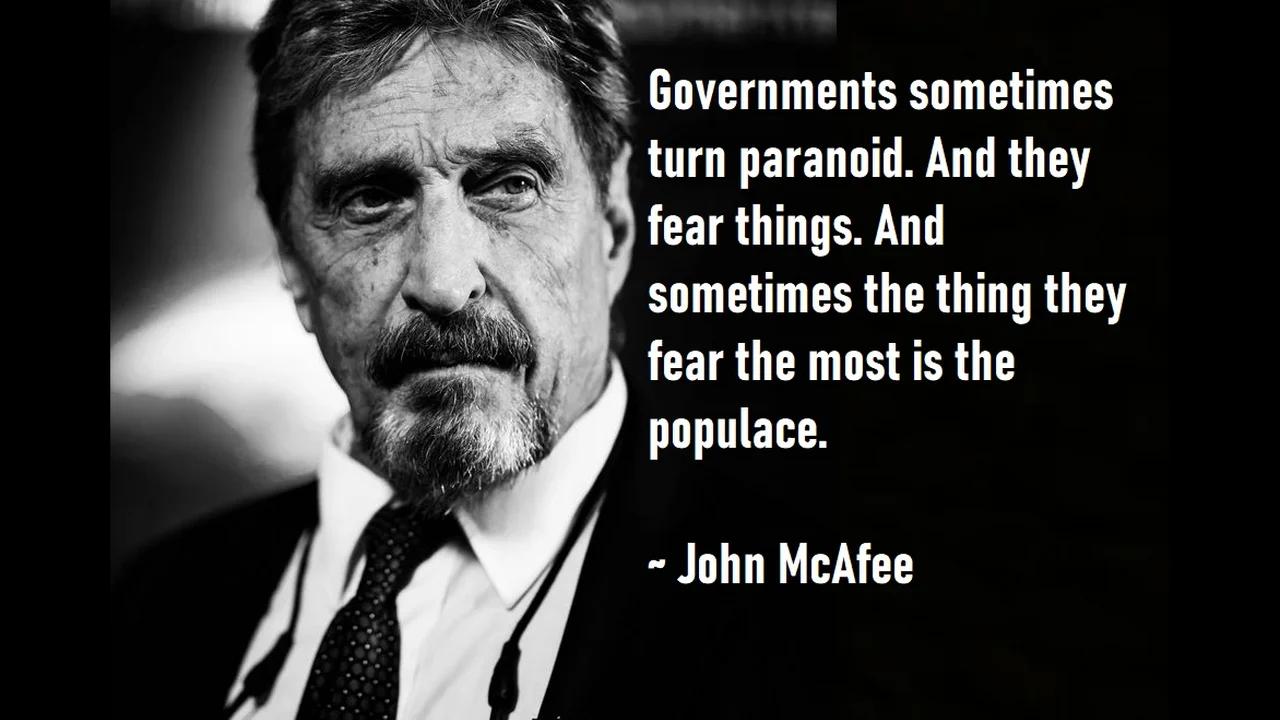 So VERY True! Wake Up World! - John McAfee